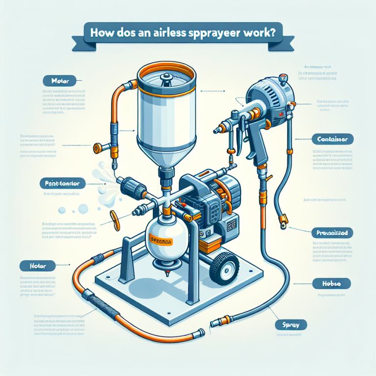 Unveiling the Inner Workings How Does an Airless Sprayer Work? Máquinas de Pintura