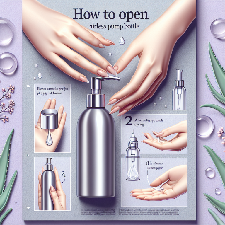 Unlock the Secret How to Easily Open an Airless Pump Bottle for